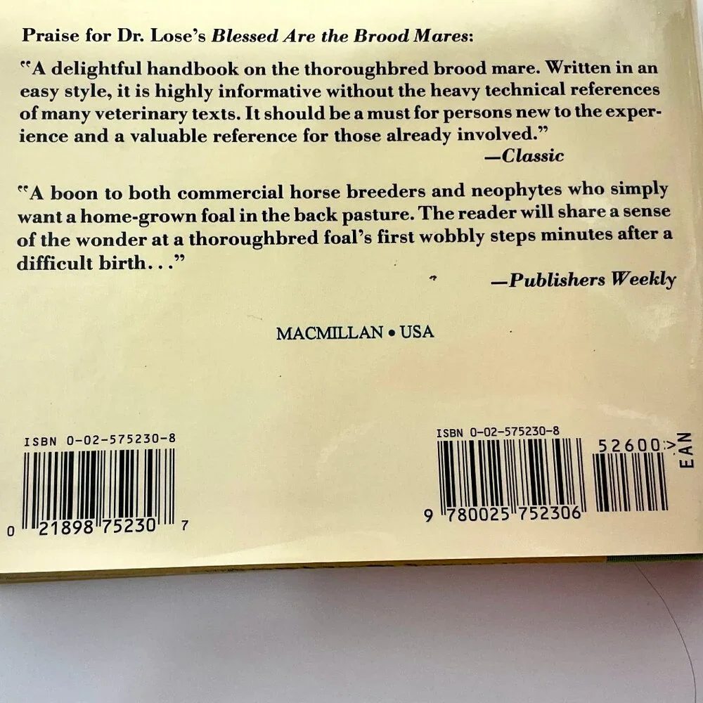 Book Blessed are the Foals Hardcover with Dust Jacket